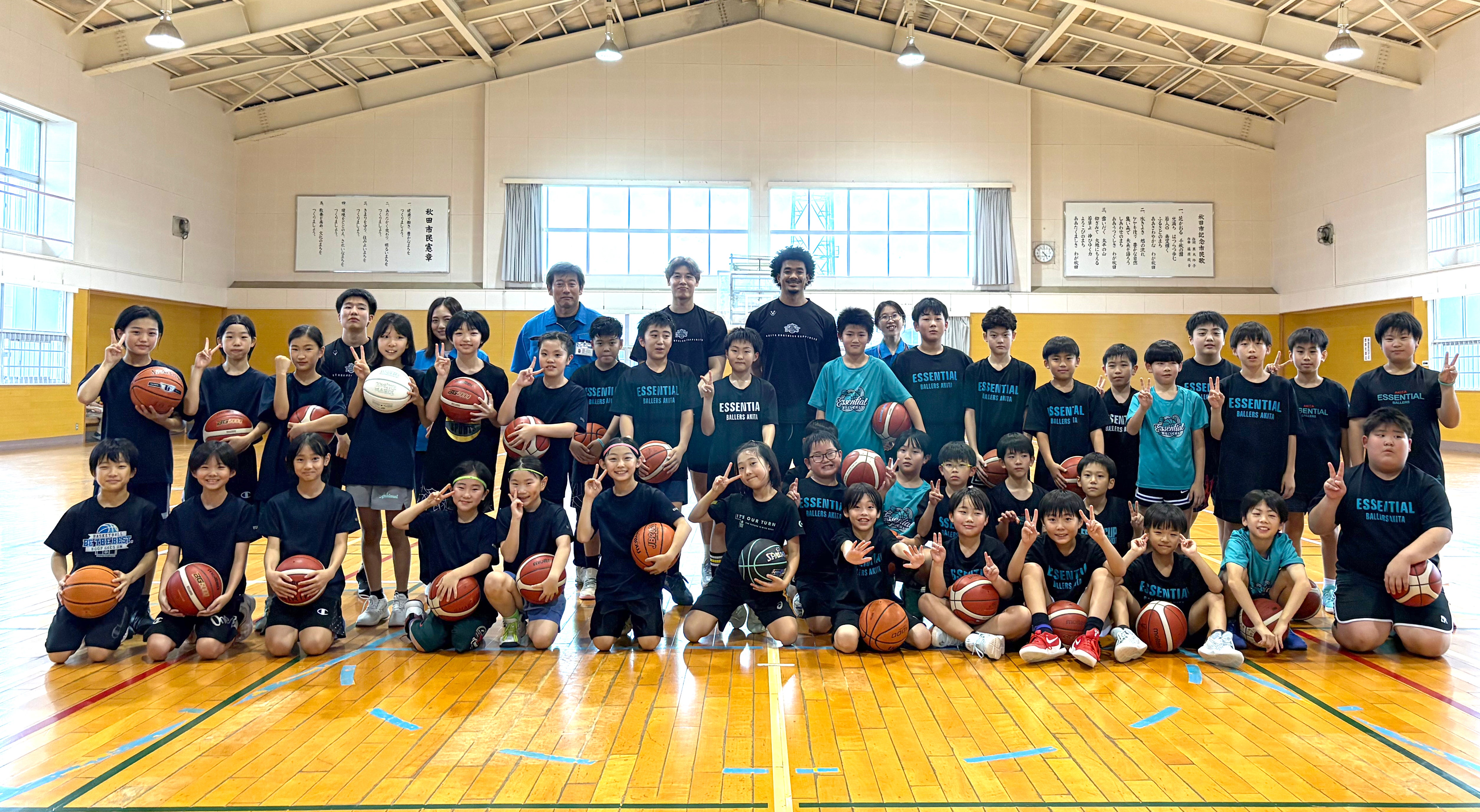 【実施報告】東電化工業・東商事さま主催 バスケットボールクリニックを実施しました！